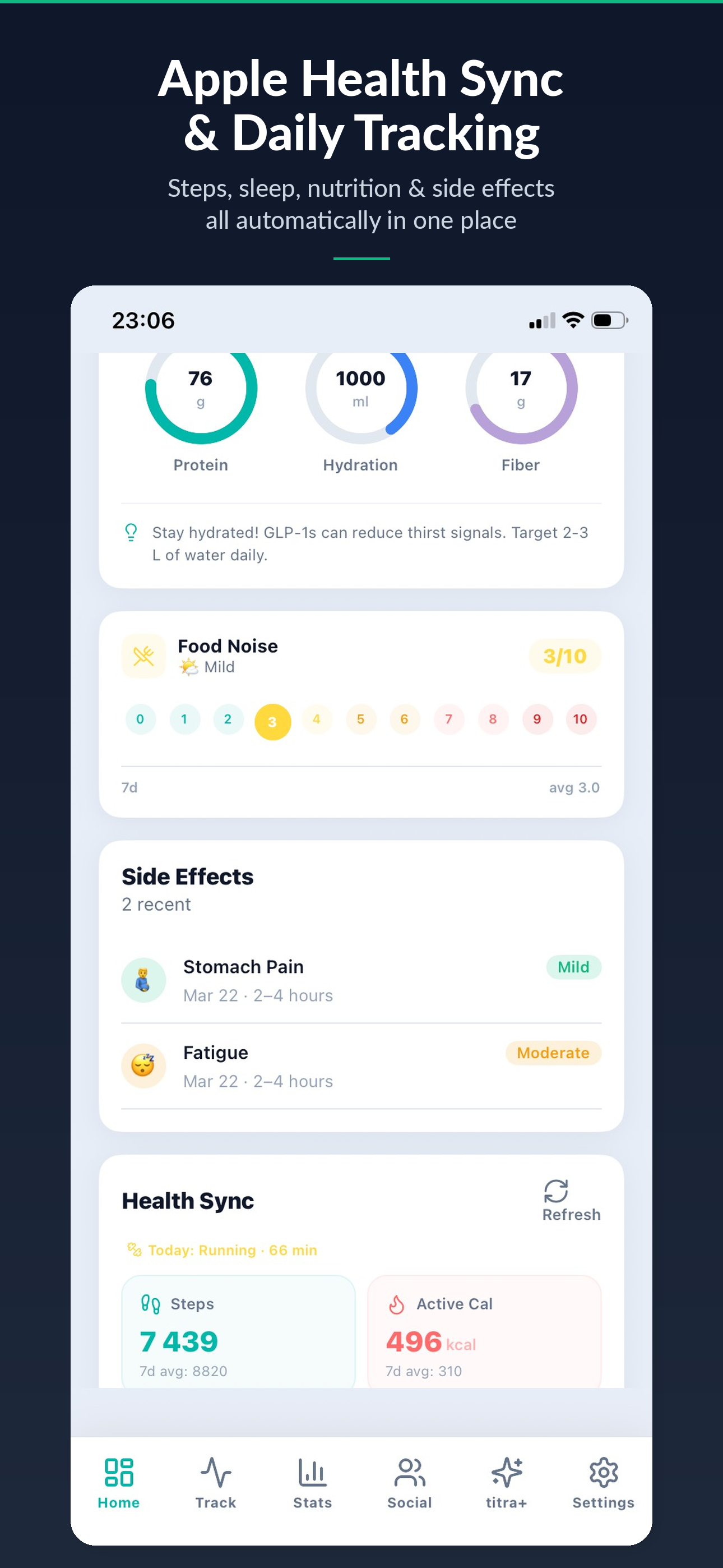 Apple Health and Google Health Connect sync